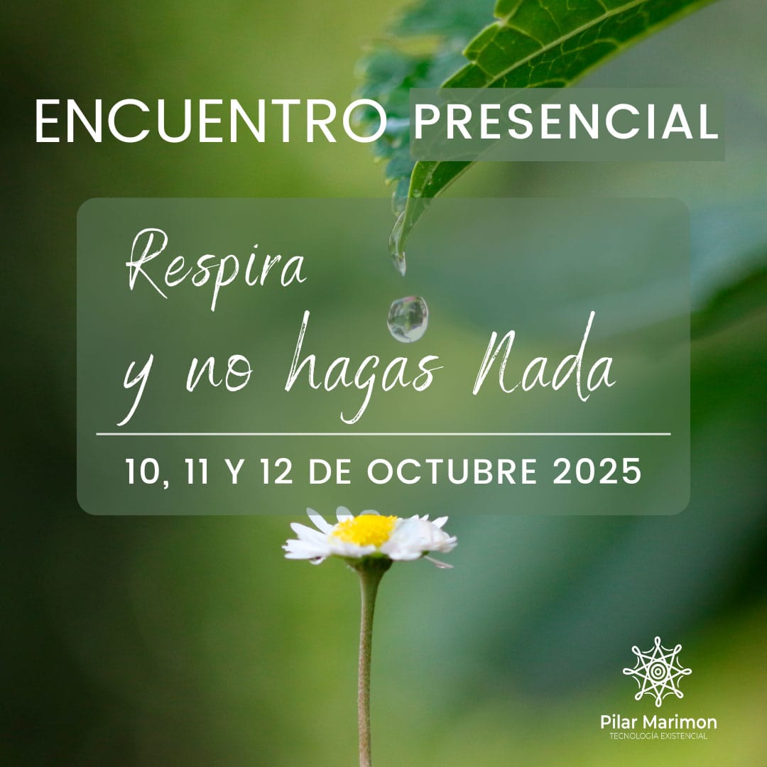 Encuentro Presencial Octubre 2025 Pilar Marimon Respira Y No Hagas Nada