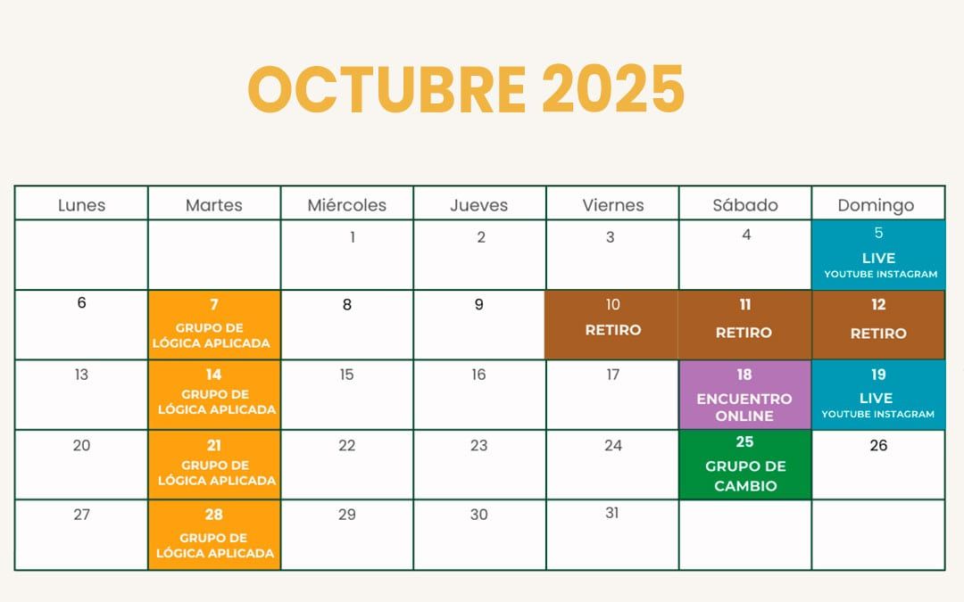 Agenda Octubre 2025 Pilar Marimon