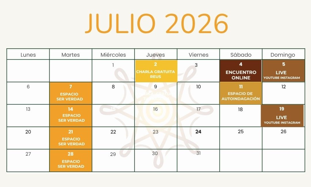 Agenda Julio 2026