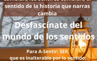 Tú no eres tus sentidos, ni tu sentir